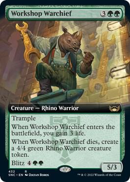 Workshop Warchief (Extended Art) - 432: Streets of New Capenna