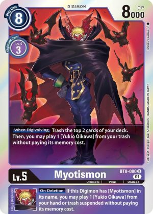Myotismon - BT8-080 R: New Awakening