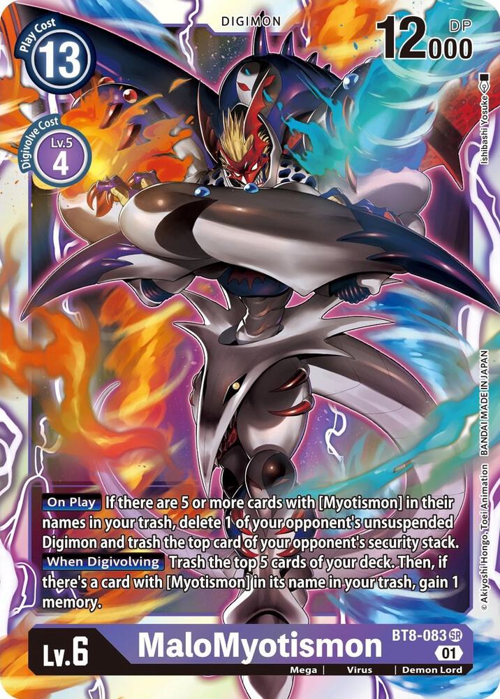 MaloMyotismon - BT8-083 SR: New Awakening