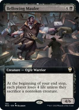 Bellowing Mauler (Extended Art) - 134: Commander: Streets of New Capenna