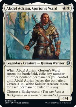 Abdel Adrian, Gorion's Ward - 2: Commander Legends: Battle for Baldur's Gate