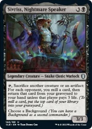 Sivriss, Nightmare Speaker - 148: Commander Legends: Battle for Baldur's Gate