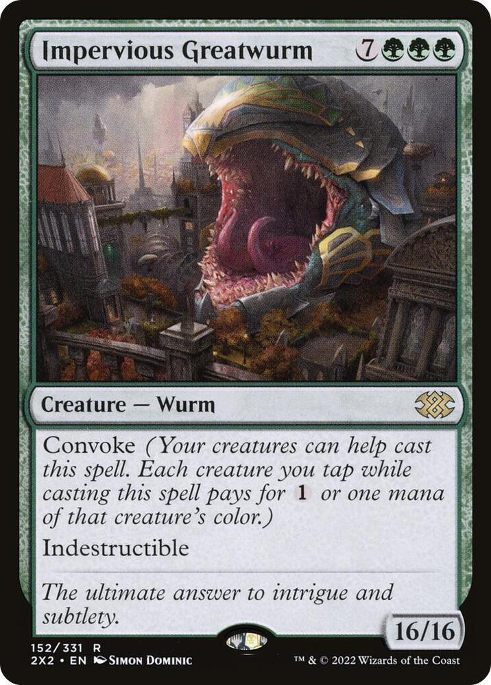 Impervious Greatwurm - 152: Double Masters 2022