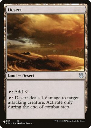 Desert - 233/062: The List Reprints