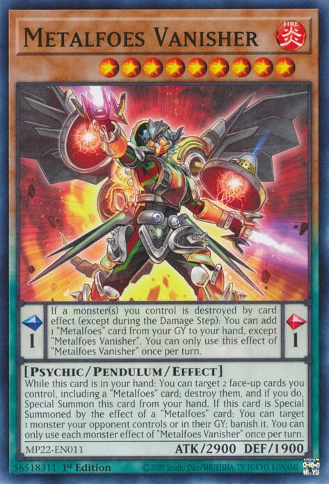 Metalfoes Vanisher - MP22-EN011: 2022 Tin of the Pharaoh's Gods