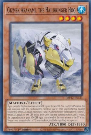 Gizmek Arakami, the Hailbringer Hog - MP22-EN133: 2022 Tin of the Pharaoh's Gods