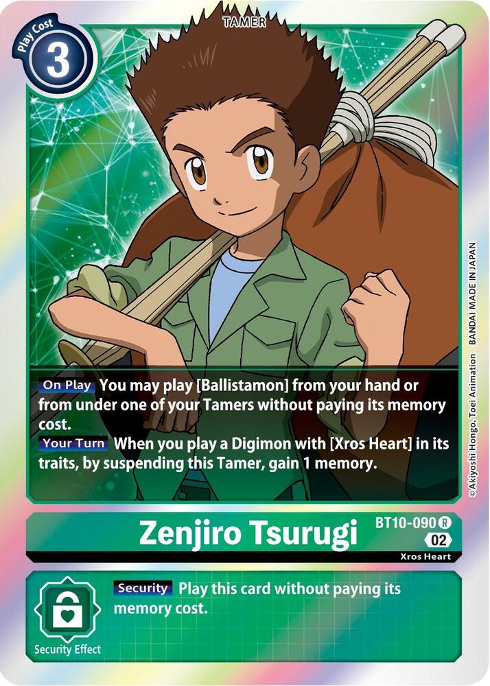 Zenjiro Tsurugi - BT10-090 R: Xros Encounter