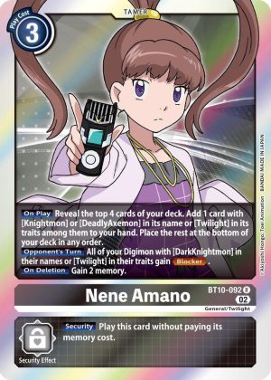 Nene Amano - BT10-092 R: Xros Encounter