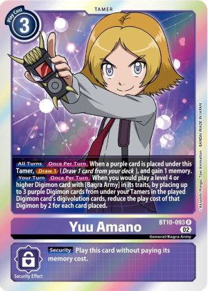Yuu Amano - BT10-093 R: Xros Encounter