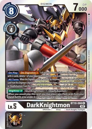 DarkKnightmon - BT10-066 R: Xros Encounter