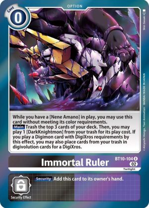 Immortal Ruler - BT10-104 R: Xros Encounter