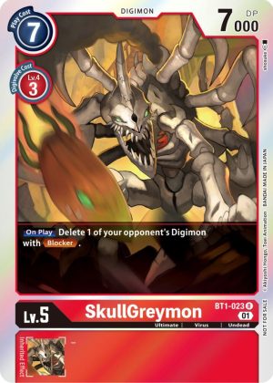SkullGreymon (ST - BT1-023 R: Release Special Booster 1.0