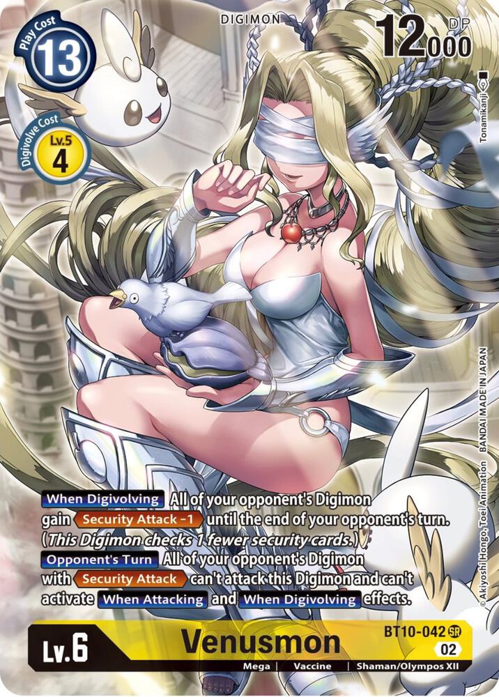 Venusmon (Alternate Art) - BT10-042 SR: Xros Encounter