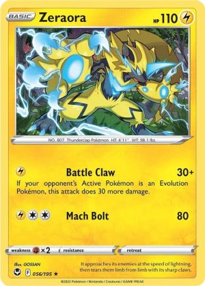 Zeraora - 056/195: SWSH12: Silver Tempest