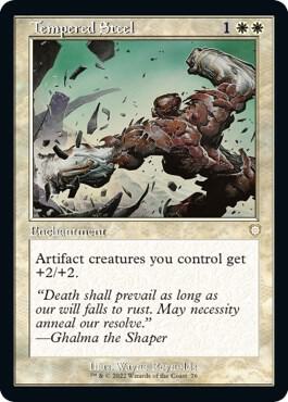 Tempered Steel (Retro Frame) - 76: Commander: The Brothers' War