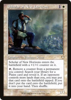 Scholar of New Horizons (Retro Frame) - 6: Commander: The Brothers' War