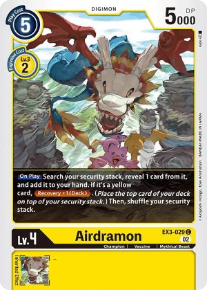 Airdramon - EX3-029 C: Draconic Roar