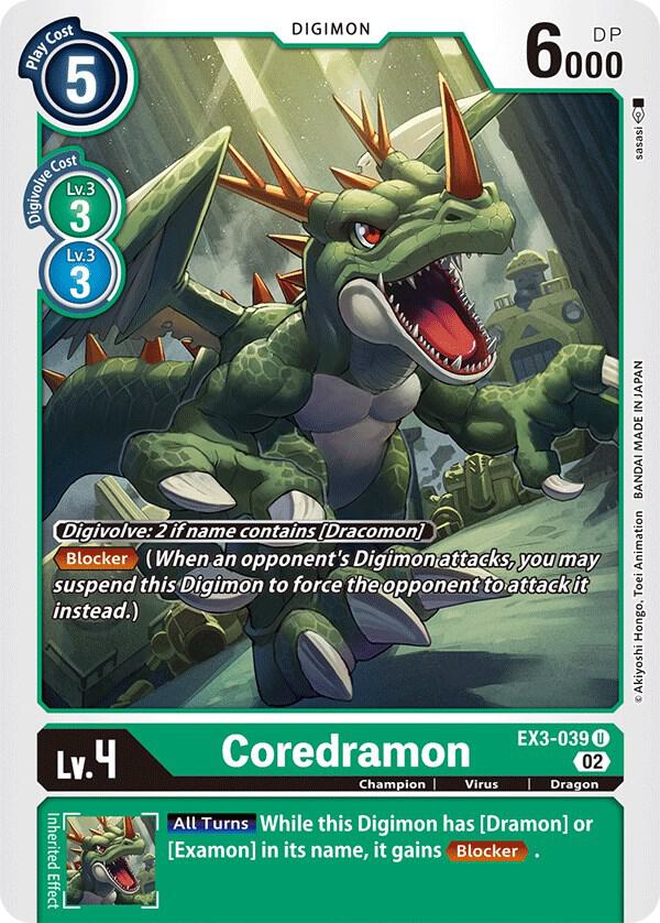 Coredramon - EX3-039 U: Draconic Roar