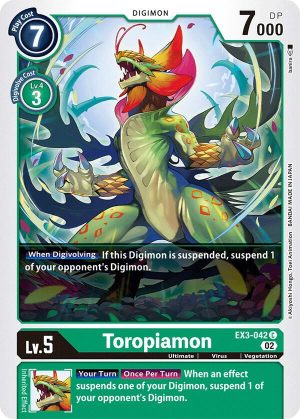Toropiamon - EX3-042 C: Draconic Roar