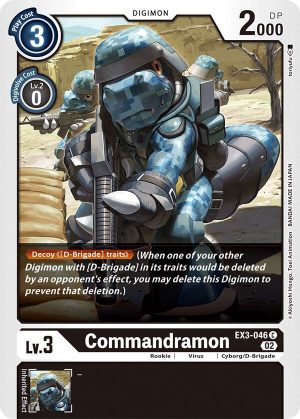 Commandramon - EX3-046 C: Draconic Roar