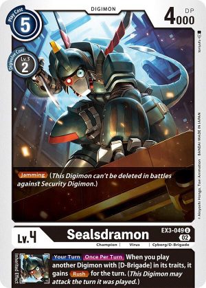 Sealsdramon - EX3-049 U: Draconic Roar