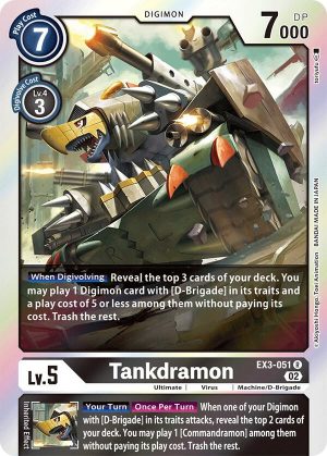 Tankdramon - EX3-051: Draconic Roar