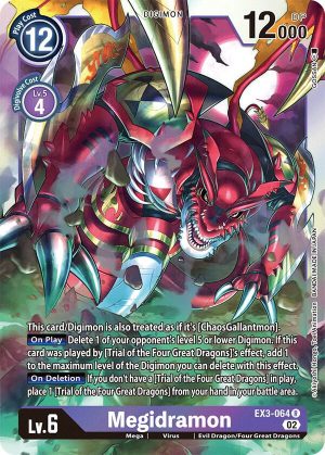 Megidramon - EX3-064: Draconic Roar