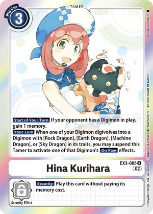 Hina Kurihara - EX3-065 R: Draconic Roar