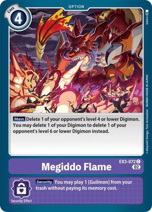 Megiddo Flame - EX3-072 C: Draconic Roar
