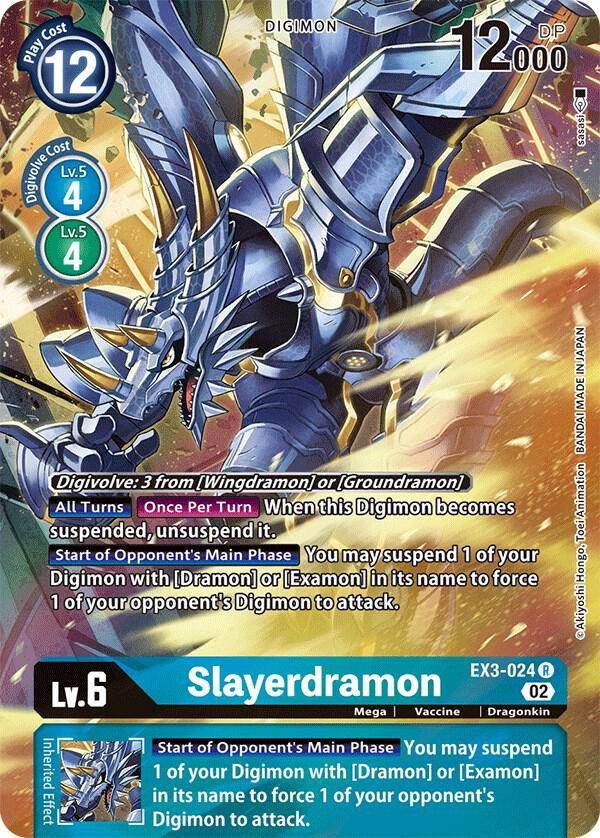 Slayerdramon (Alternate Art) - EX3-024 R: Draconic Roar