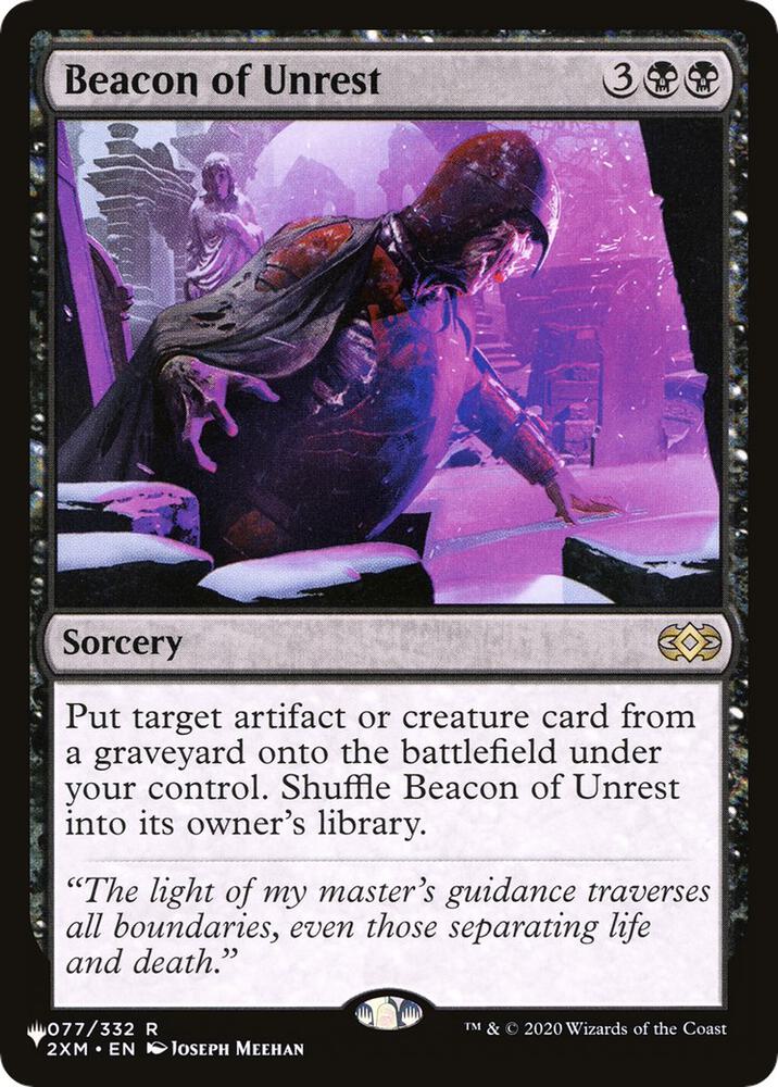 Beacon of Unrest - 077/332: The List Reprints