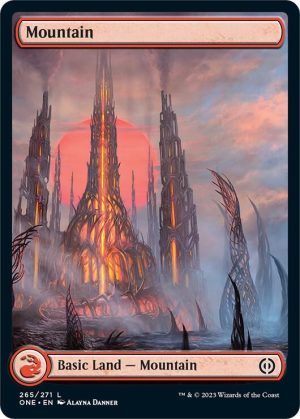 Mountain (265) - 265: Phyrexia: All Will Be One
