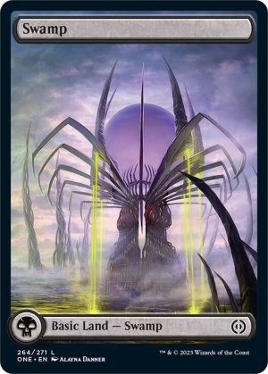 Swamp (264) - 264: Phyrexia: All Will Be One