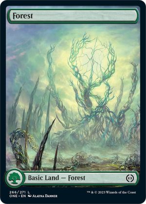 Forest (266) - 266: Phyrexia: All Will Be One