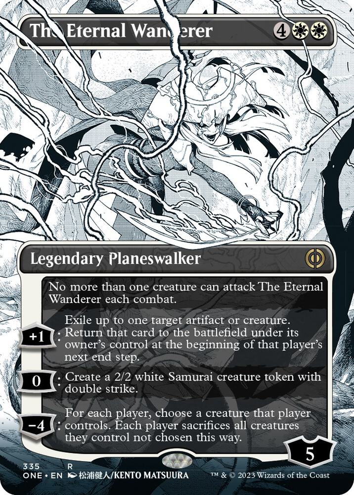 The Eternal Wanderer (Borderless) - 335: Phyrexia: All Will Be One