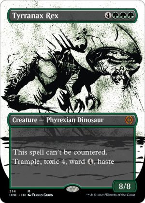 Tyrranax Rex (Showcase) - 314: Phyrexia: All Will Be One