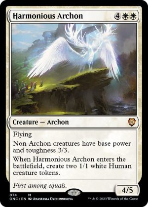 Harmonious Archon - 74: Commander: Phyrexia: All Will Be One