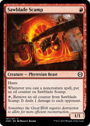 Sawblade Scamp - 147: Phyrexia: All Will Be One
