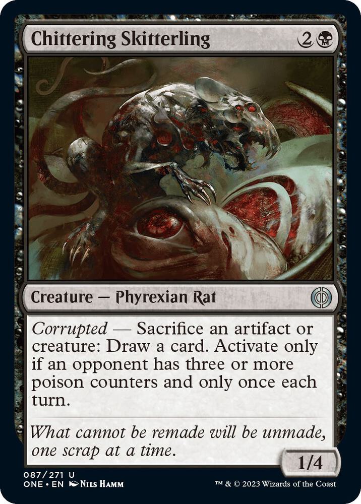 Chittering Skitterling - 87: Phyrexia: All Will Be One