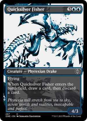 Quicksilver Fisher (Showcase) - 287: Phyrexia: All Will Be One