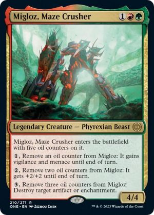 Migloz, Maze Crusher - 210: Phyrexia: All Will Be One