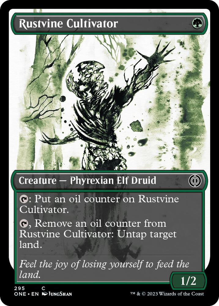 Rustvine Cultivator (Showcase) - 295: Phyrexia: All Will Be One