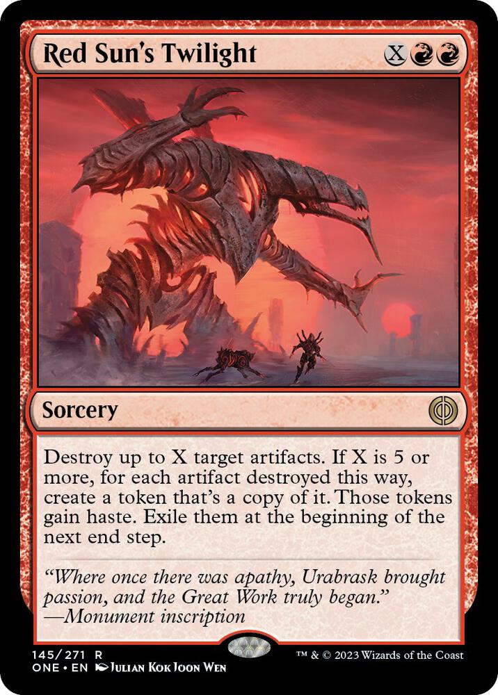 Red Sun's Twilight - 145: Phyrexia: All Will Be One