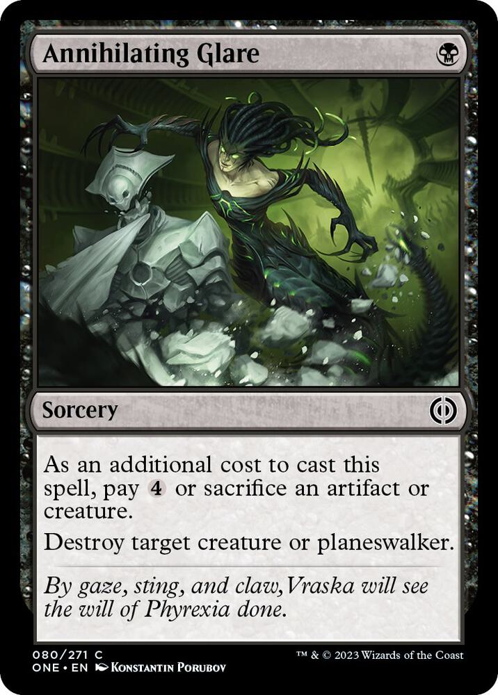 Annihilating Glare - 80: Phyrexia: All Will Be One