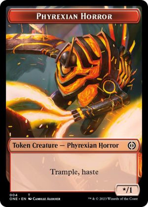 Phyrexian Horror Token (004) - 4: Phyrexia: All Will Be One