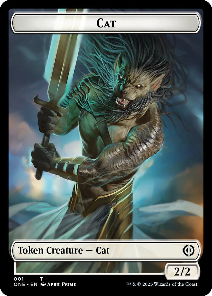 Cat Token - 1: Phyrexia: All Will Be One