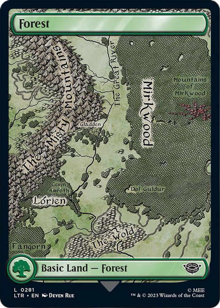 Forest (0281) - 281: Universes Beyond: The Lord of the Rings: Tales of Middle-earth