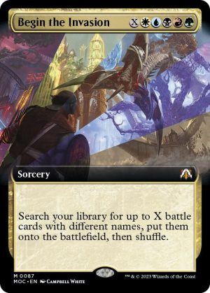 Begin the Invasion (Extended Art) - 87: Commander: March of the Machine