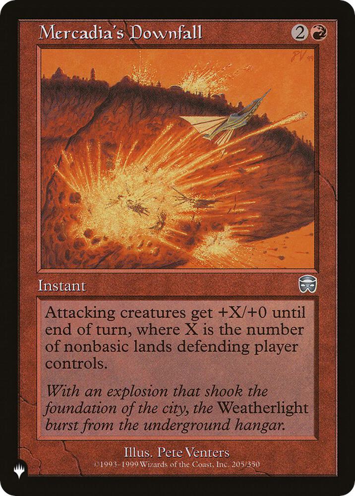 Mercadia's Downfall - 205/350: The List Reprints