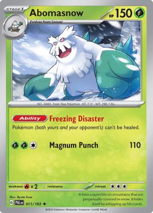 Abomasnow - 011/193: SV02: Paldea Evolved